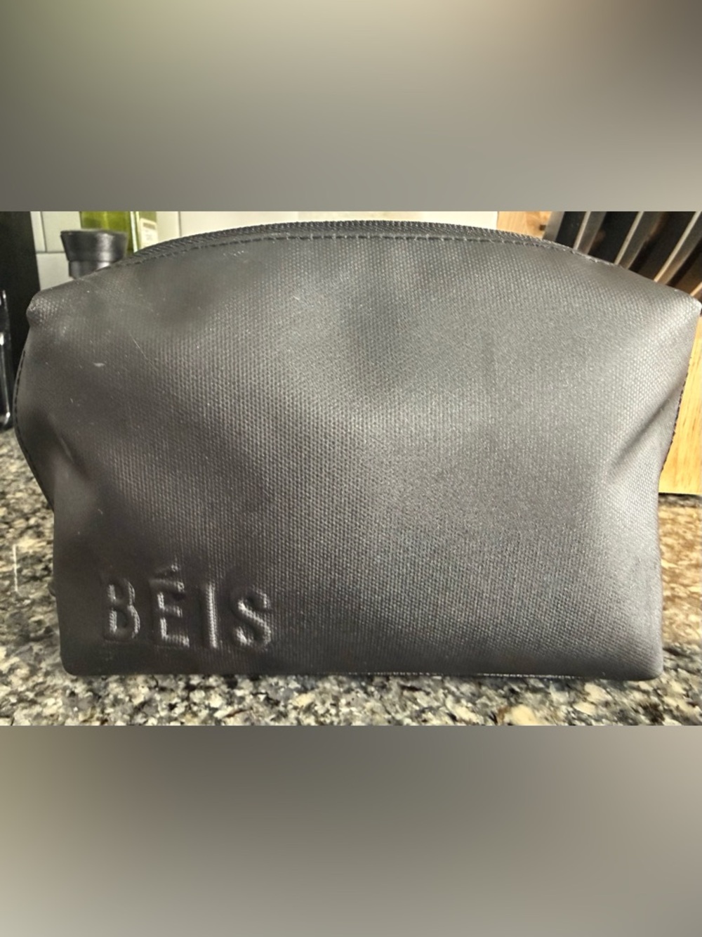 BEIS Black Cosmetic/Travel Pouch